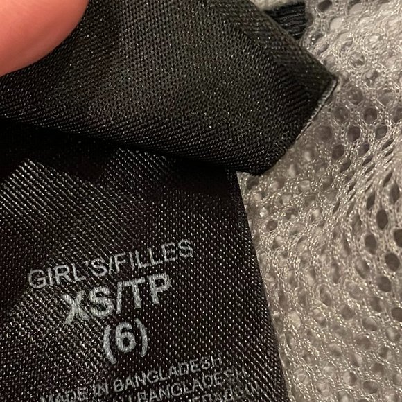 North Face Girl's Jacket HyVent RN 61661 CA 30516 Black White Size 6 - Picture 4 of 6